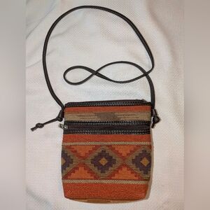 Crossbody Bag in Brown/Orange/Wheat Colors